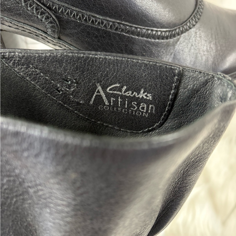 Clarks Artisan Collection Black Heeled Bootie - Picture 9 of 9